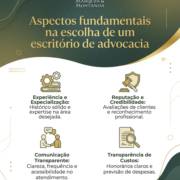 Aspectos fundamentais na escolha de um escritório de advocacia