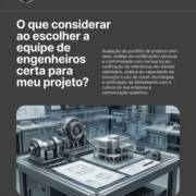 O que considerar ao escolher a equipe de engenheiros certa para meu projeto?