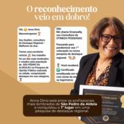 Anna Diniz conquista o 1º lugar em destaque regional