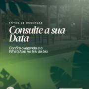 Antes de reservar, consulte uma data!