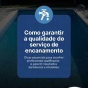 Como garantir a qualidade do serviço de encanamento