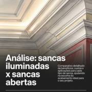 Análise: sancas iluminadas x sancas abertas