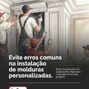 Evite erros comuns na instalação de molduras personalizadas