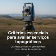 Critérios essenciais para avaliar serviços topográficos