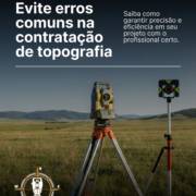 Evite erros comuns na contratação de topografia