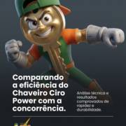 Comparando a eficiência do Chaveiro Ciro Power com a concorrência