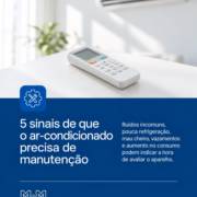 5 sinais de que o ar-condicionado precisa de manutenção