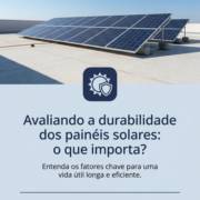 Avaliando a durabilidade dos painéis solares: o que importa?