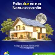 Faltou luz na rua na sua casa não