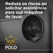 Reduza os riscos ao solicitar assistência para sua máquina de lavar