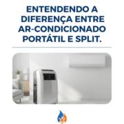 Entendendo a diferença entre ar-condicionado portátil e Split