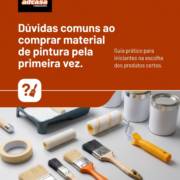 Dúvidas comuns ao comprar material de pintura pela primeira vez