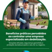 Benefícios práticos percebidos ao contratar uma empresa especializada em dedetização