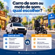 Carro de som ou moto de som: qual escolher?