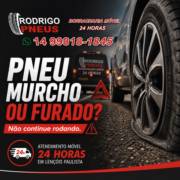 Por que não rodar com o pneu murcho ou furado?