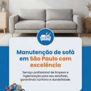 Manutenção de sofá em São Paulo com excelência