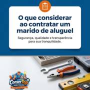 O que considerar ao contratar um marido de aluguel