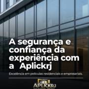 A segurança e confiança da experiência com a Aplickrj