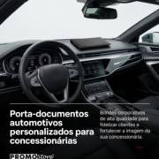 Porta-documentos automotivos personalizados para concessionárias