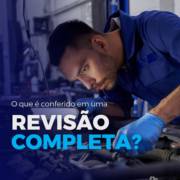 O que é conferido em uma revisão completa do seu veículo?