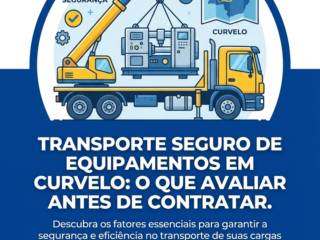 Transporte Seguro De Equipamentos Em Curvelo: O Que Avaliar Antes De Contratar