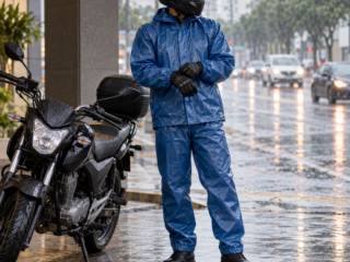 Como escolher capa de chuva para andar de moto