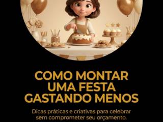 Como montar uma festa gastando menos