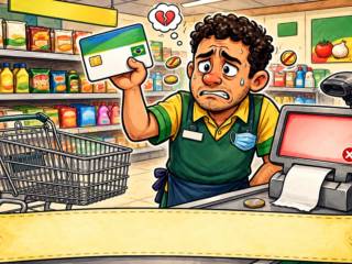 Cartão alimentação não enche o carrinho?