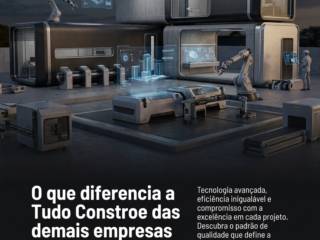 O que diferencia a Tudo Constroe das demais empresas de construção
