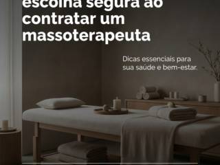 Como garantir uma escolha segura ao contratar um massoterapeuta