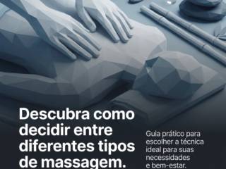 Descubra como decidir entre diferentes tipos de massagem