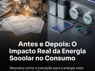 Antes e Depois: O Impacto Real da Energia Solar no Consumo