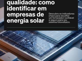 Garantia de qualidade: como identificar em empresas de energia solar