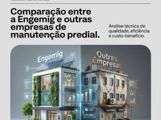 Comparação entre a Engemig e outras empresas de manutenção predial