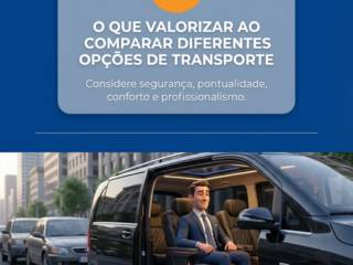 O que valorizar ao comparar diferentes opções de transporte executivo