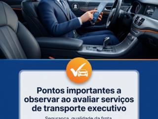 Pontos importantes a observar ao avaliar serviços de transporte executivo