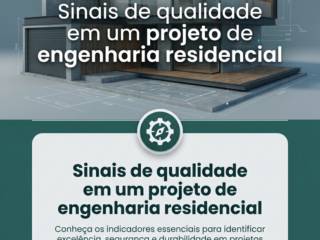 Sinais de qualidade em um projeto de engenharia residencial