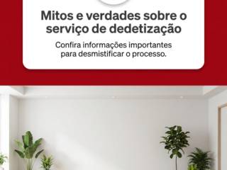Mitos e verdades sobre o serviço de dedetização