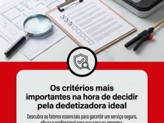 Os critérios mais importantes na hora de decidir pela dedetizadora ideal