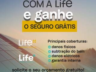 Feche o seu sistema de energia solar com a Life e ganhe o seguro grátis – Life Energia Solar