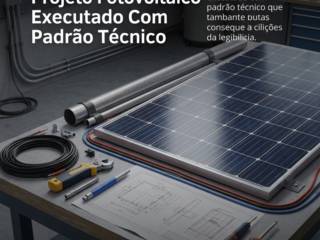Bastidores De Um Projeto Fotovoltaico Executado Com Padrão Técnico