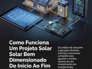 Como Funciona Um Projeto Solar Bem Dimensionado Do Início Ao Fim