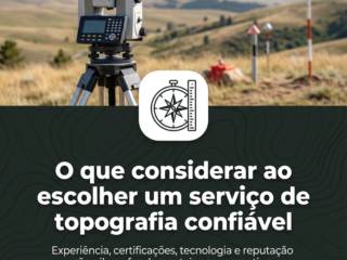 O que considerar ao escolher um serviço de topografia confiável
