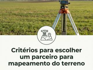 Critérios para escolher um parceiro para mapeamento do terreno