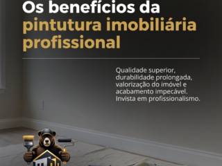 Os benefícios da pintura imobiliária profissional