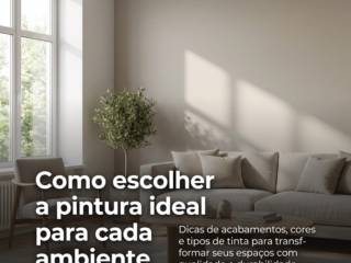 Como escolher a pintura ideal para cada ambiente
