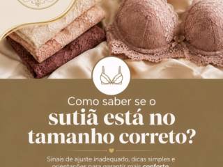 Como saber se o sutiã está no tamanho correto?