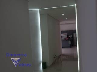 Espelhos bisote com leds