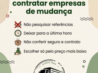 Erros comuns ao contratar empresas de mudança