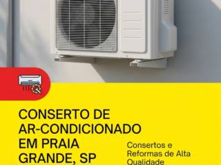 Conserto de ar-condicionado em Praia Grande, SP
